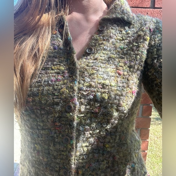 Talbots petite small Italy made cottage core sweater - Picture 3 of 17